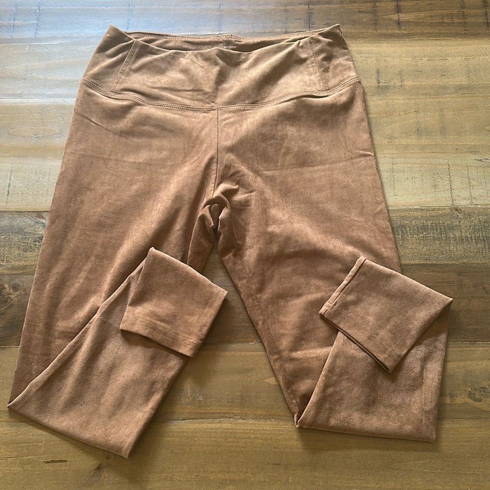 Bagatelle Suede Brown Leggings